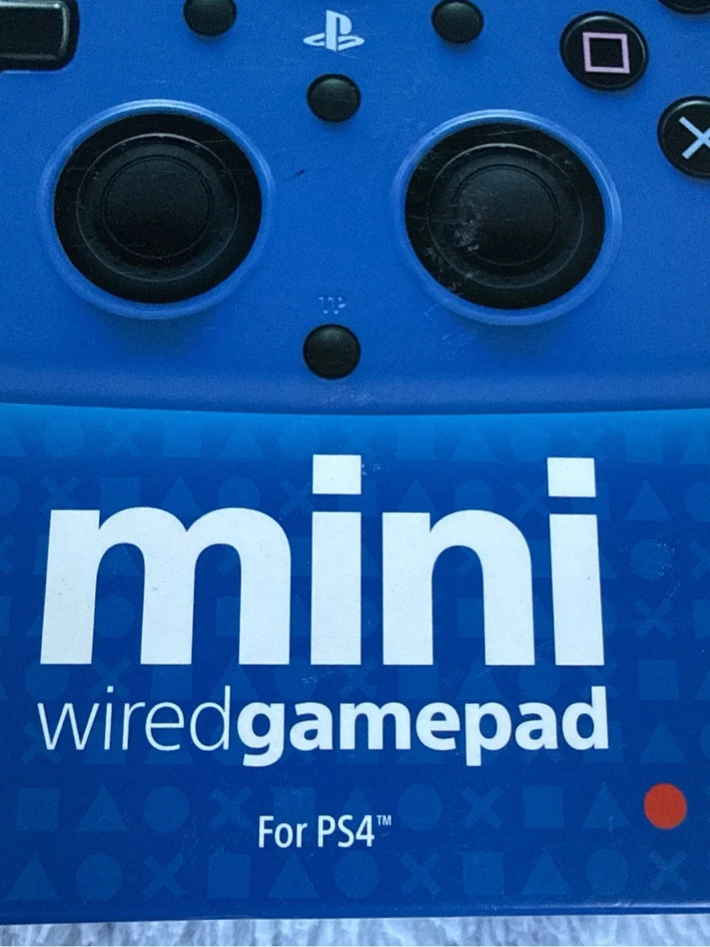 Sony Mini Wired Gamepad in Blue for PS4